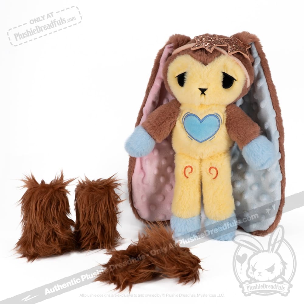 Plushie Dreadfuls POTS V2 Rabbit Stuffed Animal - Soft Cuddly Plush Toy for Kids, Anxiety Relief & Comfort, Perfect Gift for Collectors & Stress Relief