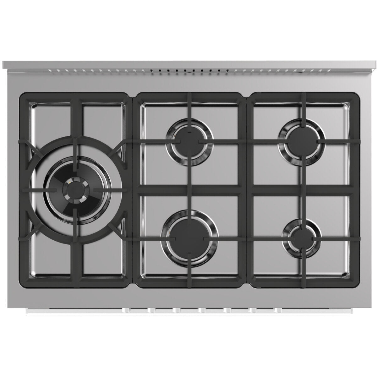 Premium Glem Gas 90cm Freestanding Cooker - Made in Italy - Matt Black Finish - 2 Year Warranty | Professional Kitchen Appliance for Home Chefs & Restaurants