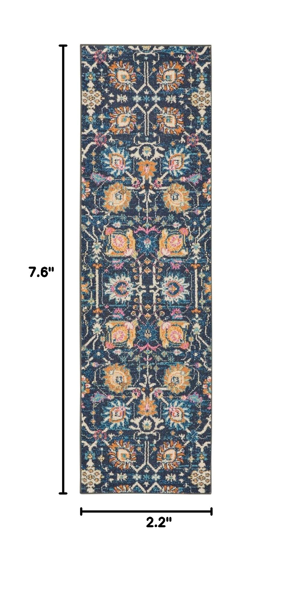 Nourison Passion Navy 2'2