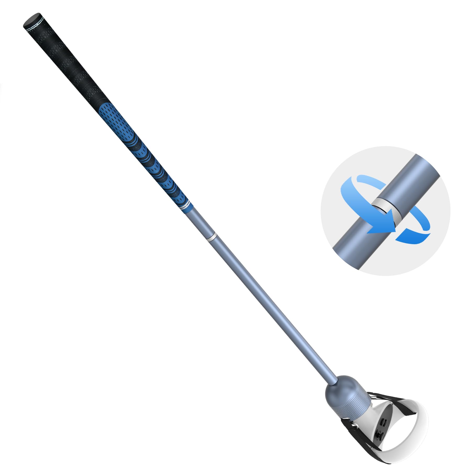 DGPCT VR Golf Club for Meta/Oculus Quest 2 - Adjustable Length VR Golf Handle Controller Accessory | Perfect for Meta Golf+, Walkabout Mini Golf & VR Sports Games