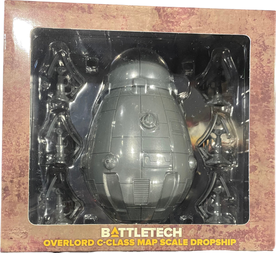 BattleTech: Overlord C Class Map Scale Dropship - Premium Tabletop Gaming Miniature for Wargaming & Sci-Fi Collectors - Perfect for BattleTech Battles & Display