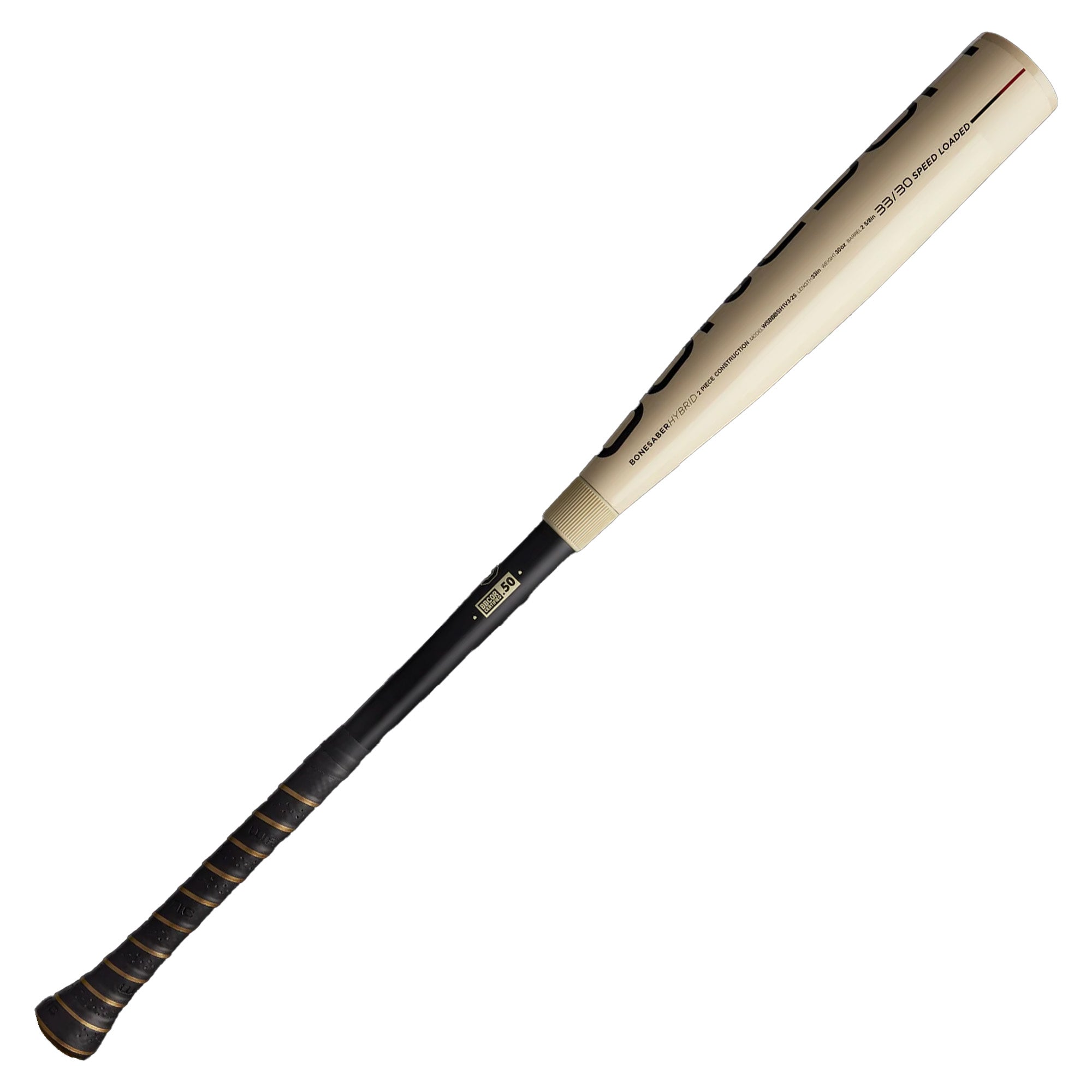 2025 Warstic Bonesaber Hybrid BBCOR Baseball Bat - High Performance USSSA Approved for Youth & Adult Players - Perfect for Training, Games & Tournaments