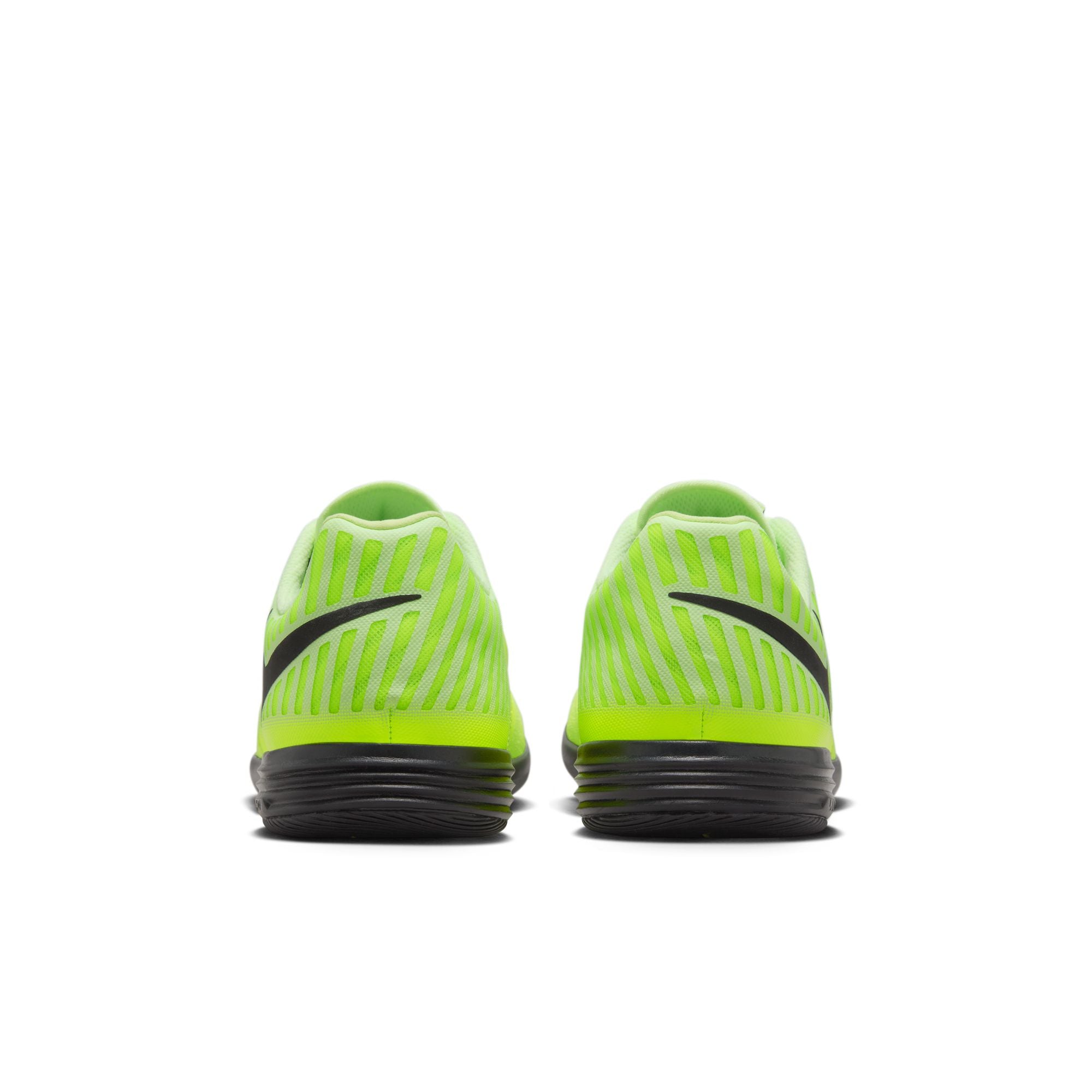 Nike Lunargato II Indoor Court Soccer Shoes for Men - Black/Volt Color - Lightweight & Flexible for Optimal Performance - Perfect for Indoor Soccer, Futsal & Training Sessions