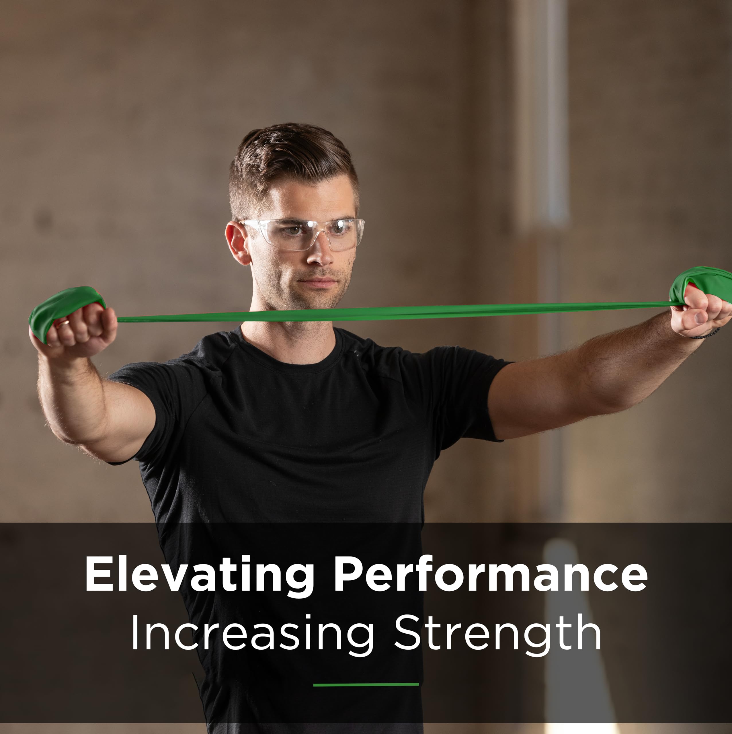 THERABAND Professional Latex Resistance Bands - 6 Ft Exercise Band for Strength Training, Physical Therapy, Pilates & Home Workouts - Heavy Duty Level 4 (Green) - Perfect for Full Body Toning, Muscle Recovery & Fitness Routines