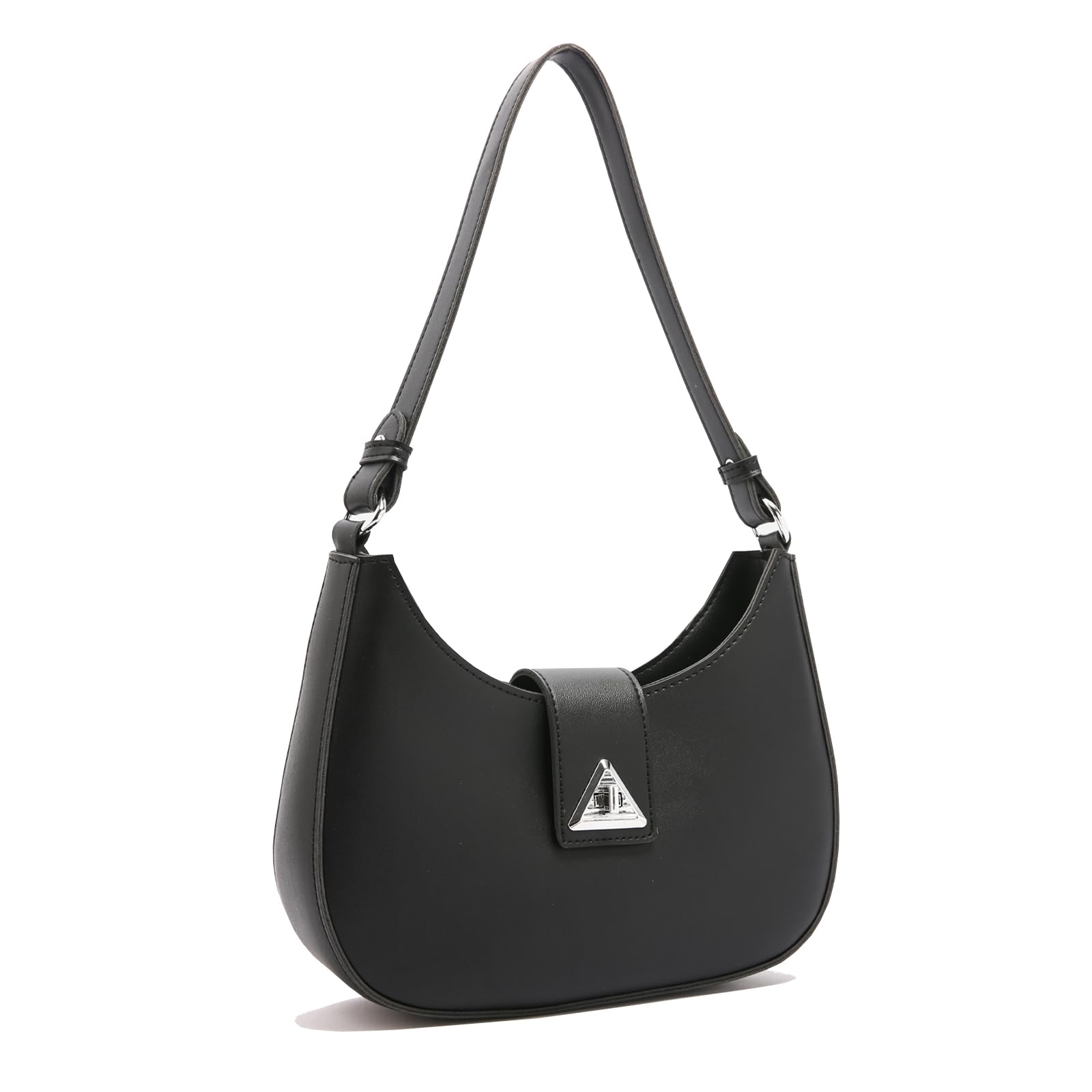 Stylish Leather Shoulder Bag for Women - Small Crescent Hobo Purse, Trendy Y2K 90s Vintage Handbag, Perfect for Daily Use, Travel, and Casual Outings