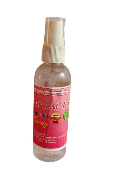 Pure Steam Distilled Rose Water Facial Mist Toner - 120ml Hydrating Spray for Glowing Skin (Men & Women) | Perfect for Daily Skincare, Makeup Setting & Summer Refreshment
