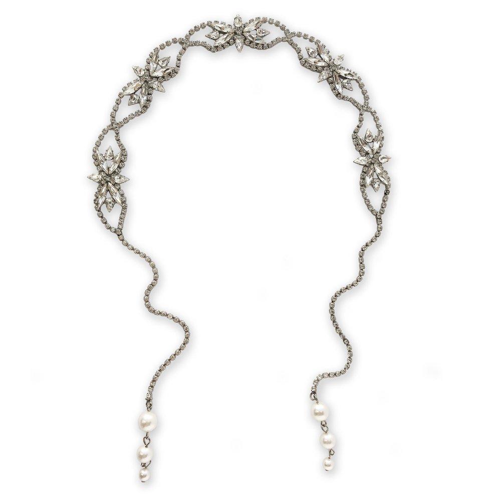Elegant Martha Tassel Headband for Women - Boho Hair Accessories for Parties, Weddings & Everyday Style | Fashionable Beaded Elastic Hair Band