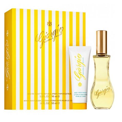Giorgio Beverly Hills Yellow 2-Piece Gift Set for Women - Perfect for Birthday, Anniversary & Valentine's Day Gifts