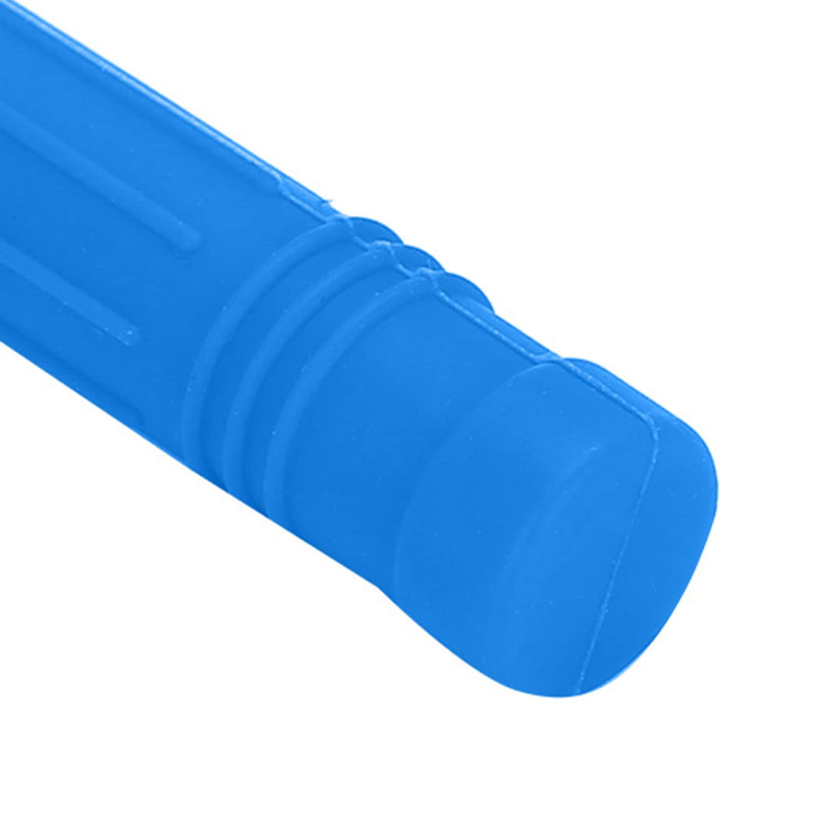 FILFEEL Silicone Chewable Pencil Toppers for Kids - Sensory Fidget Toys for Anxiety Relief, ADHD & Autism - BPA-Free Oral Motor Chew Toys for Classroom & Home Use (Blue)