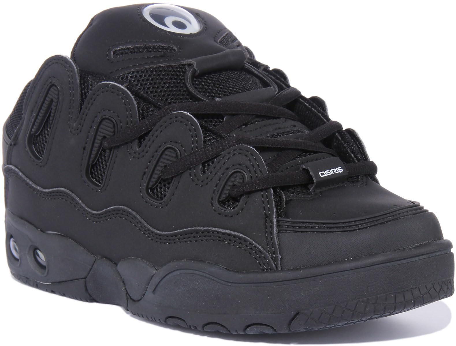 Osiris D3 OG Black Skate Shoes for Men - Size 11.5 (Medium Width) | Retro Sneakers for Skateboarding & Streetwear Fashion
