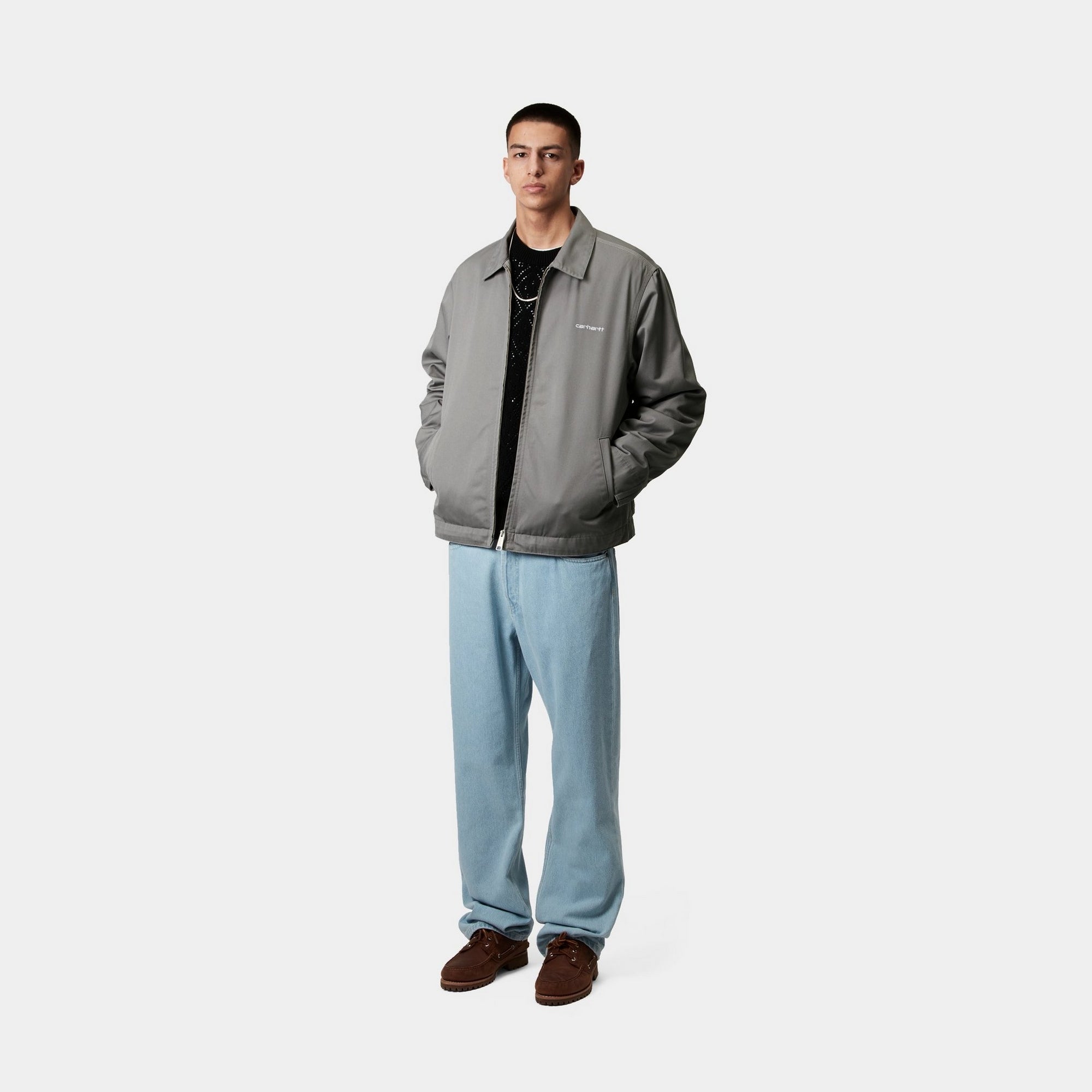 Yosemite White Module Script Jacket - Lightweight Waterproof Outdoor Windbreaker for Hiking, Camping & Travel