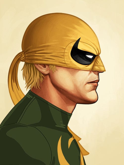 Iron Fist Mike Mitchell Poster - Premium Quality Art Print for Home, Office & Gym Decor - Perfect for Marvel Fans & Martial Arts Enthusiasts
