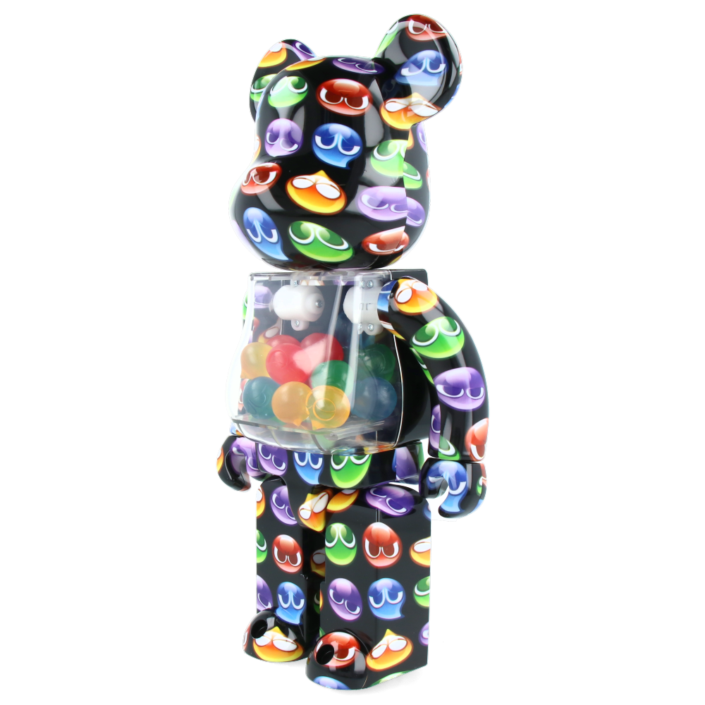 400% Bearbrick Puyo Puyo Collectible Art Toy - Limited Edition Japanese Vinyl Figure for Display & Gifting