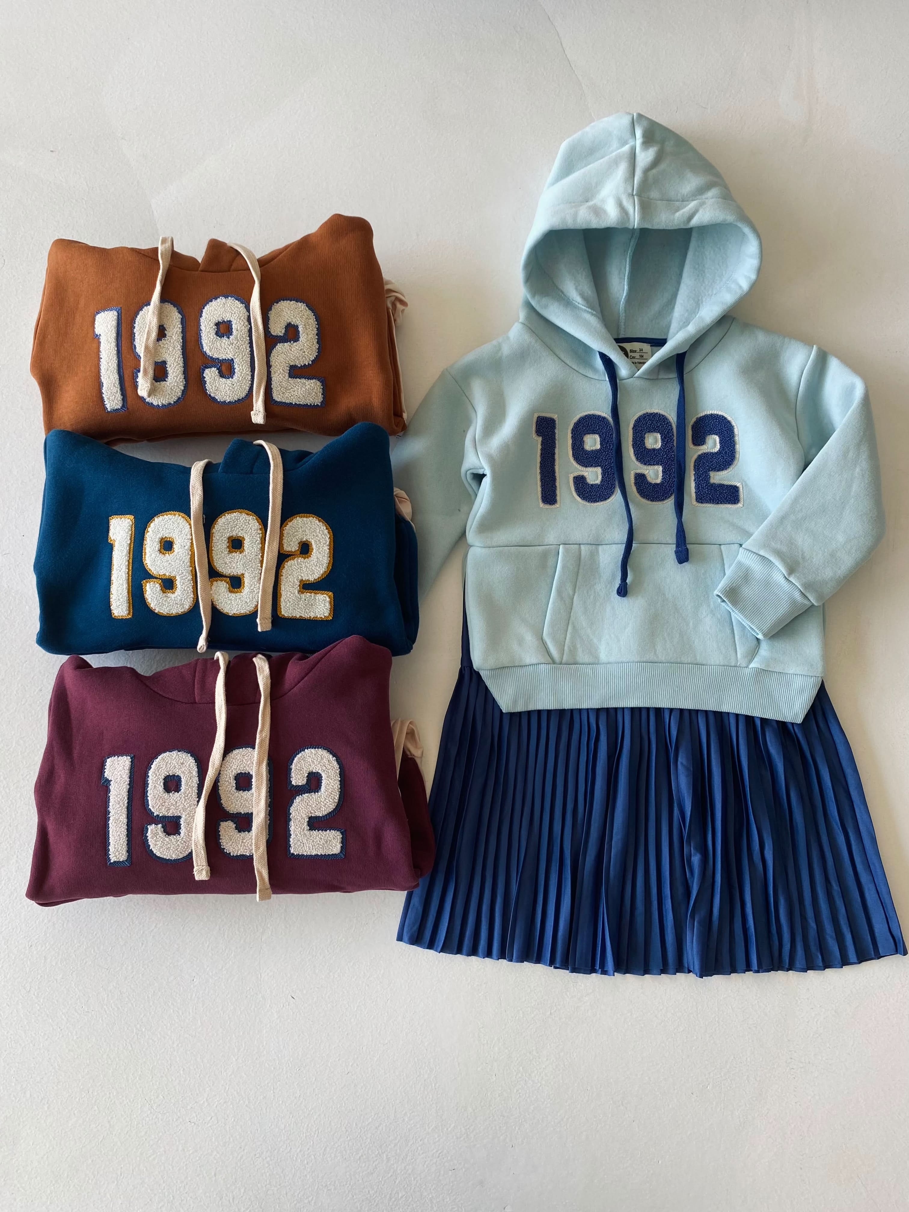 Girl's Hooded Skirt Dress - Stylish & Comfortable Outfit for School, Parties & Everyday Wear