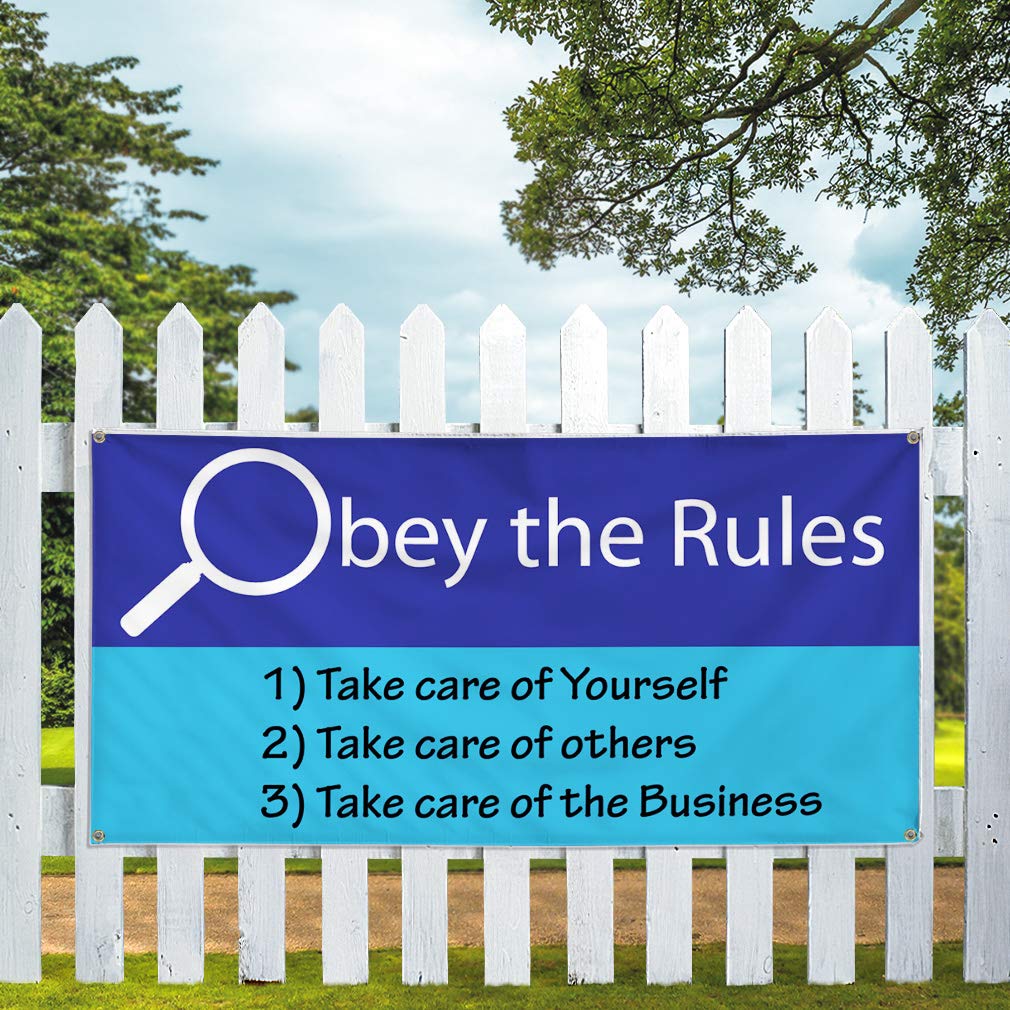 Custom Vinyl Banner - Weatherproof & Durable 48x96 Inches with 8 Grommets for Business, Industrial & Outdoor Use | Perfect for Yard Signs, Construction Sites & Safety Warnings