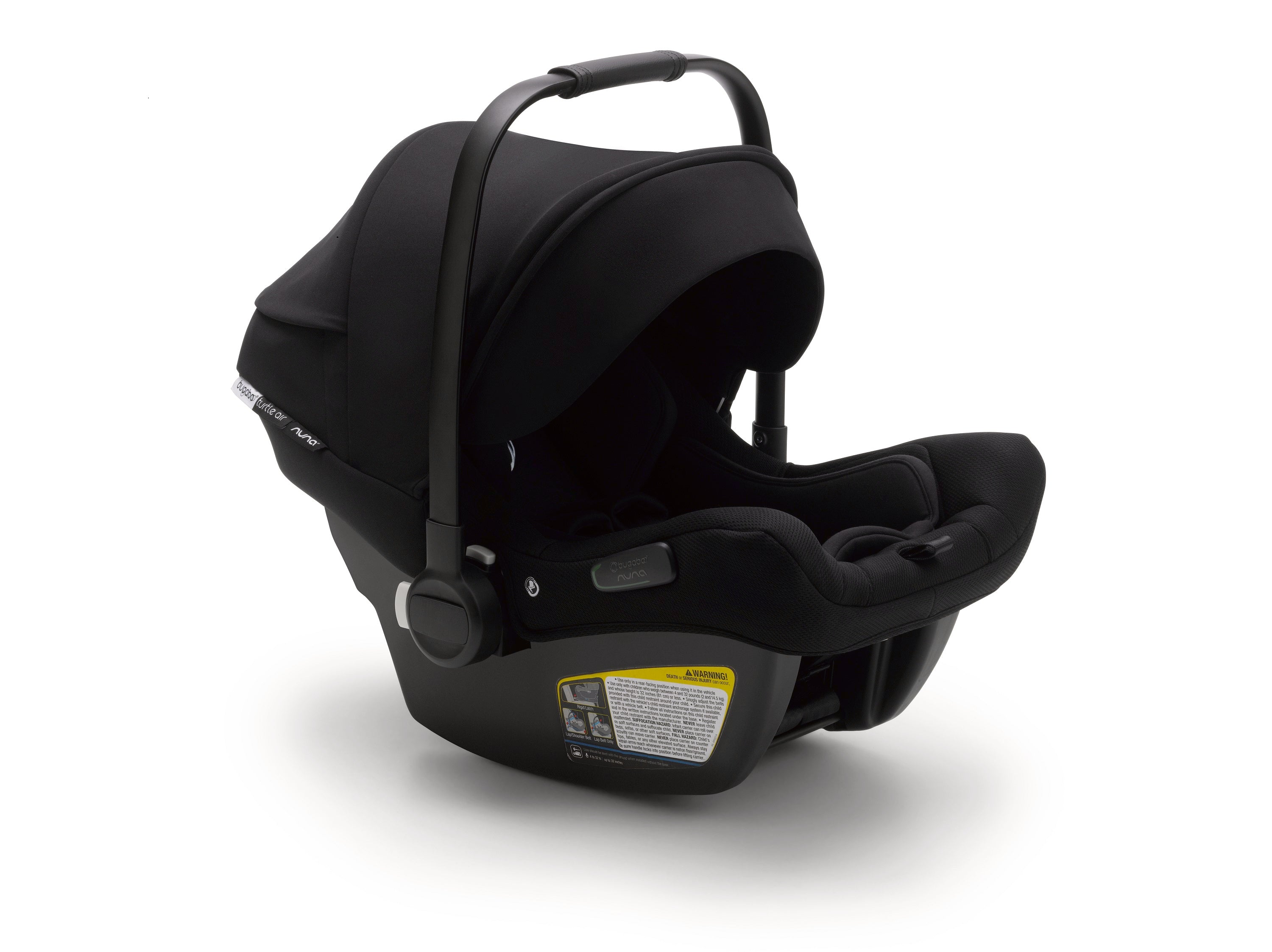 Bugaboo Turtle Air Infant Car Seat by Nuna – Lightweight & Safe Baby Car Seat for Newborns to Toddlers | Perfect for Travel, Daily Commutes & Family Road Trips