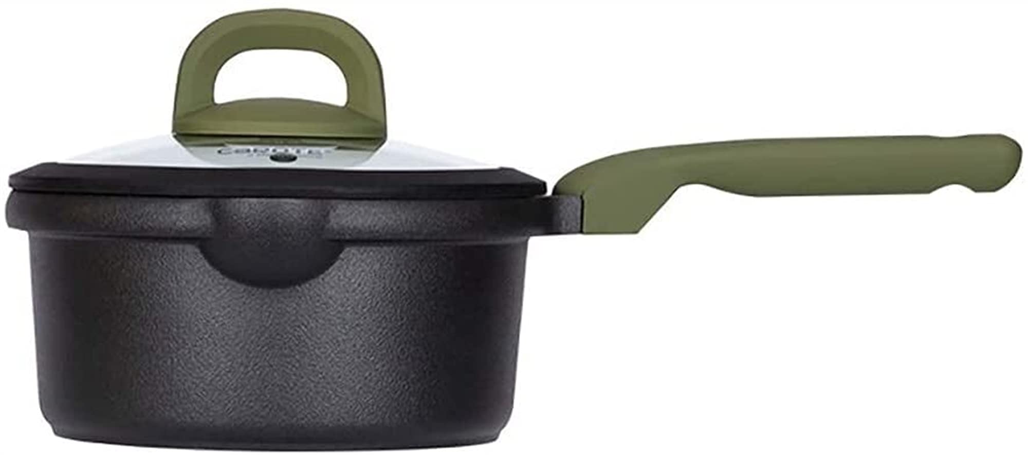 Nonstick Copper Multipurpose Pot with Lid - Green Saucepan, Milk Pan, Cooking Pot for Effortless Cleanup | Perfect for Boiling, Melting, Soup Making & Everyday Cooking