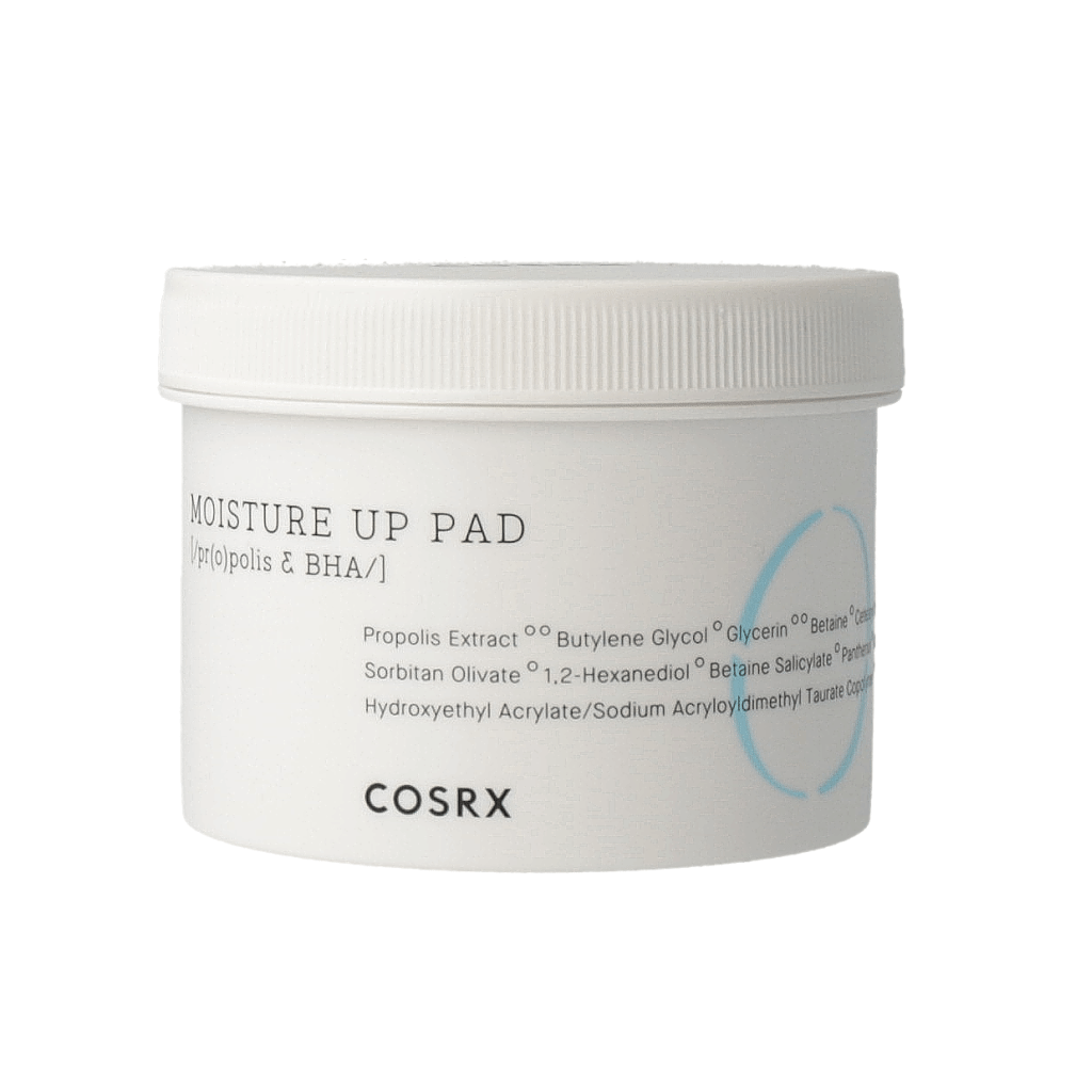 COSRX One Step Moisture Up Pad 70 Pads - Korean Exfoliating & Hydrating Face Pads for Glowing Skin | Daily Skincare Routine, Travel-Friendly Facial Treatment