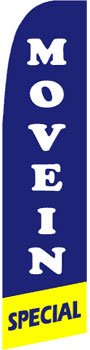 NEOPlex Move-in Special Swooper Flag - Colorful Outdoor Decorative Banner for Parties, Sporting Events & Home Decor
