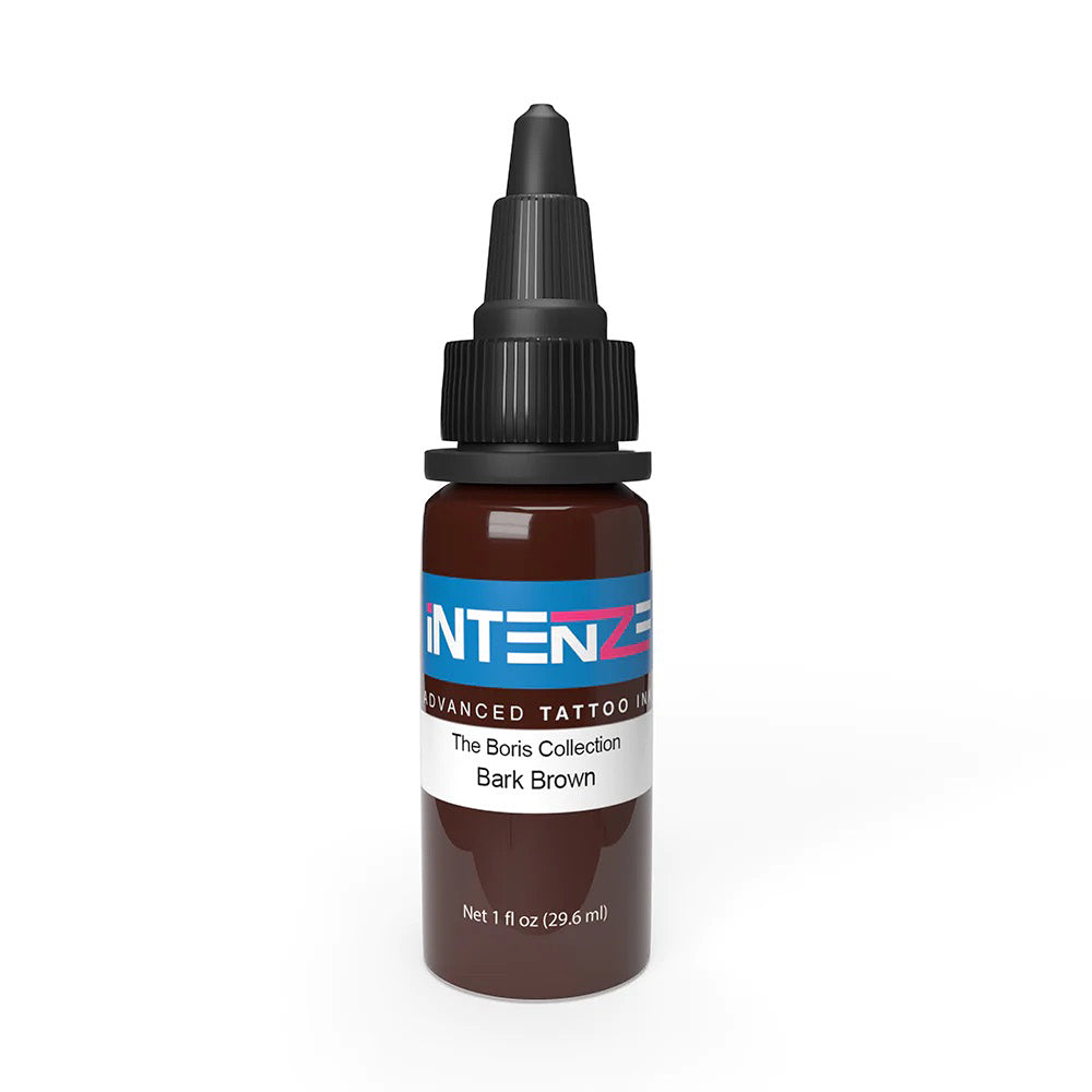 Boris Series Bark Brown Tattoo Ink - Professional Tattoo Supplies - Various Sizes Available for Tattoo Artists & Enthusiasts - Perfect for Realism, Portrait & Blackwork Tattoos