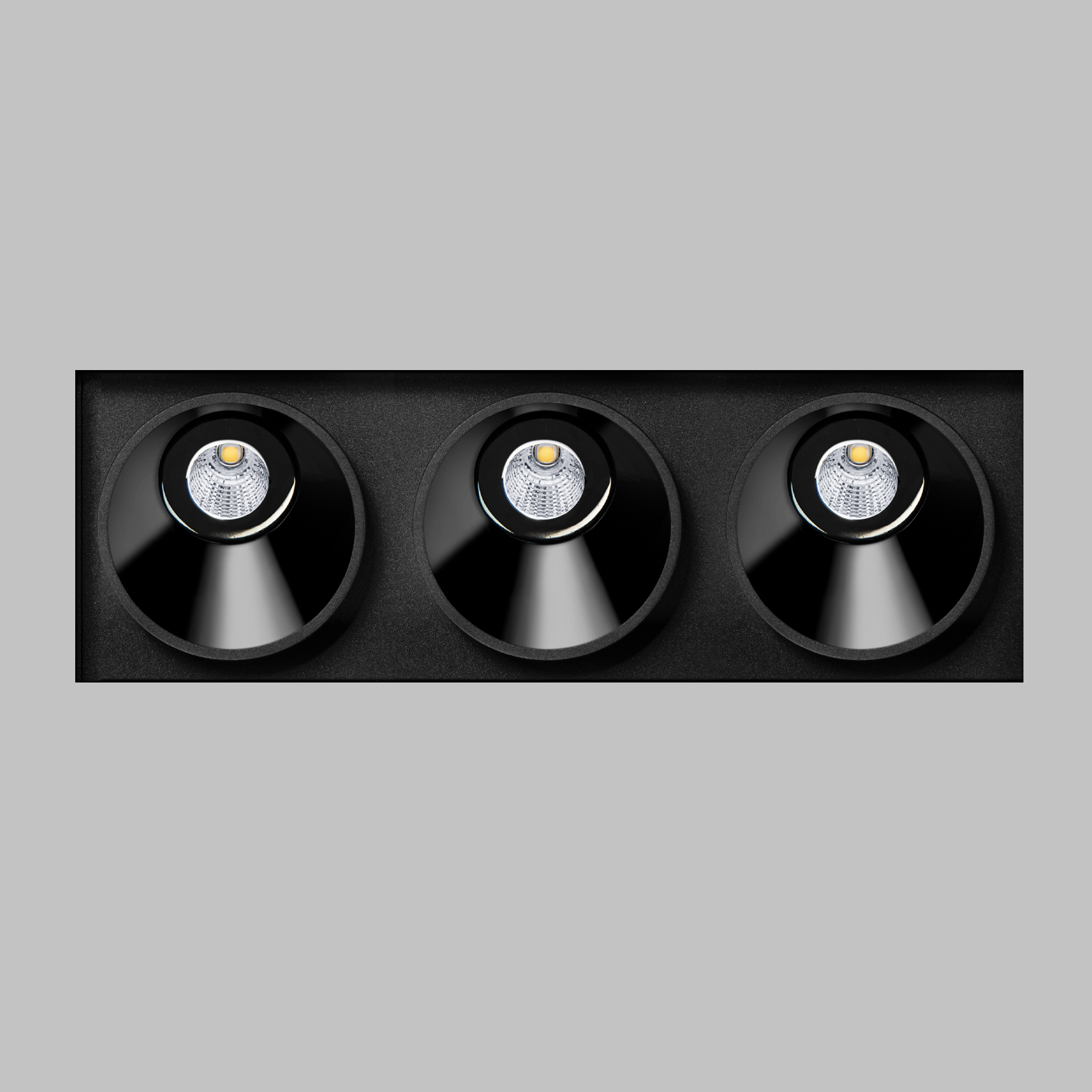 Black Foster Asymmetric Trimless 3-Piece Wall Art Set - Modern Abstract Canvas Paintings for Living Room, Bedroom & Office Decor