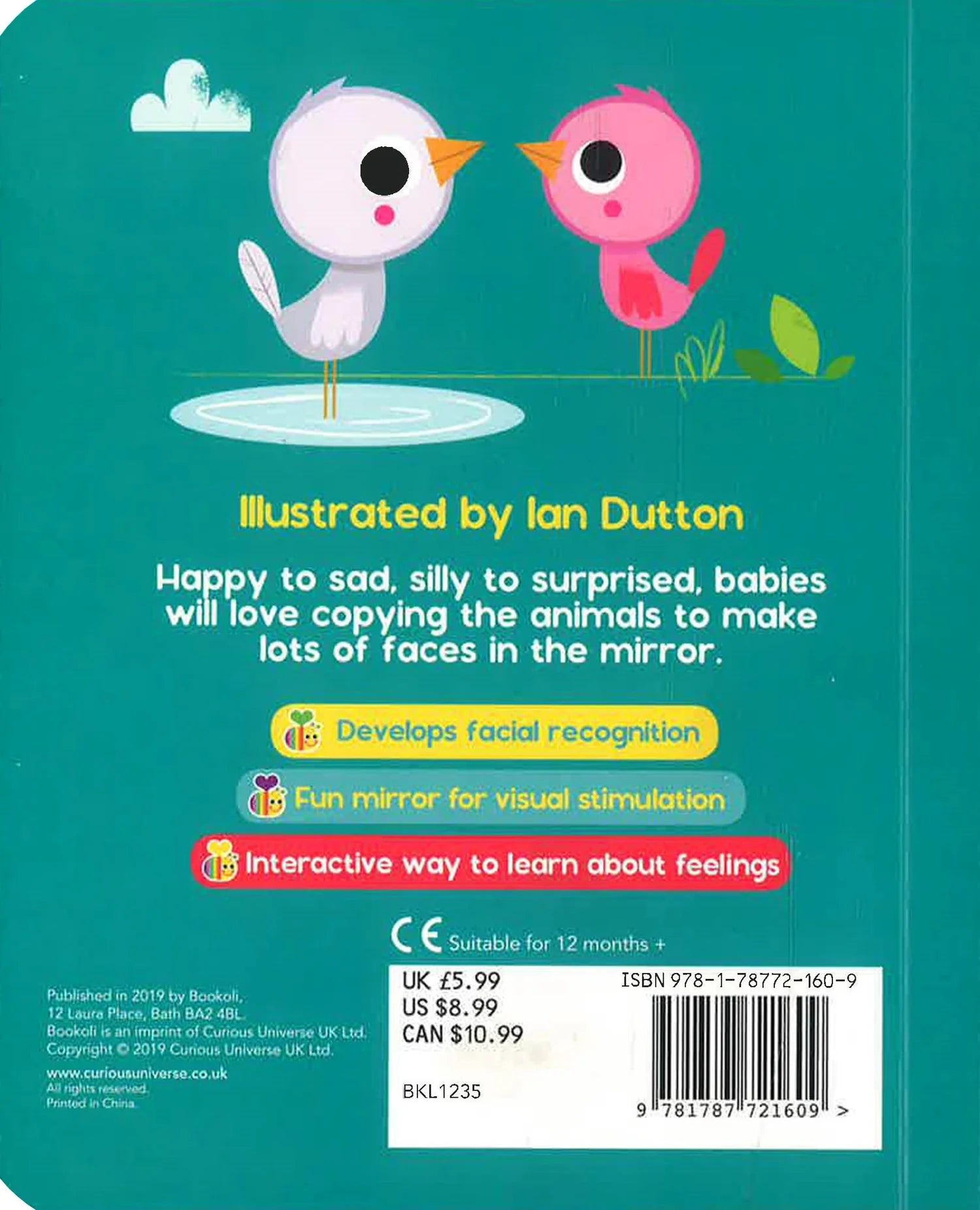 Busy Baby Mirror Me - Safe Baby Car Seat Mirror for Rear-Facing Infants | Perfect for Travel & Road Trips