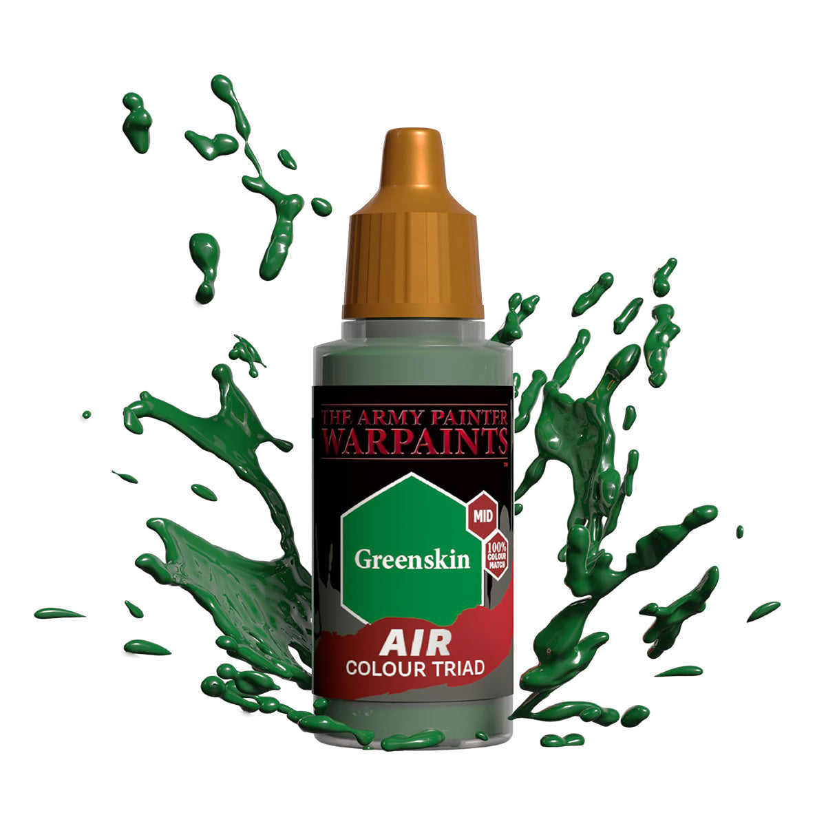 Warpaints Air: Greenskin - High-Quality Miniature Paint for Warhammer & Tabletop Gaming - Perfect for Fantasy Wargaming & Model Painting