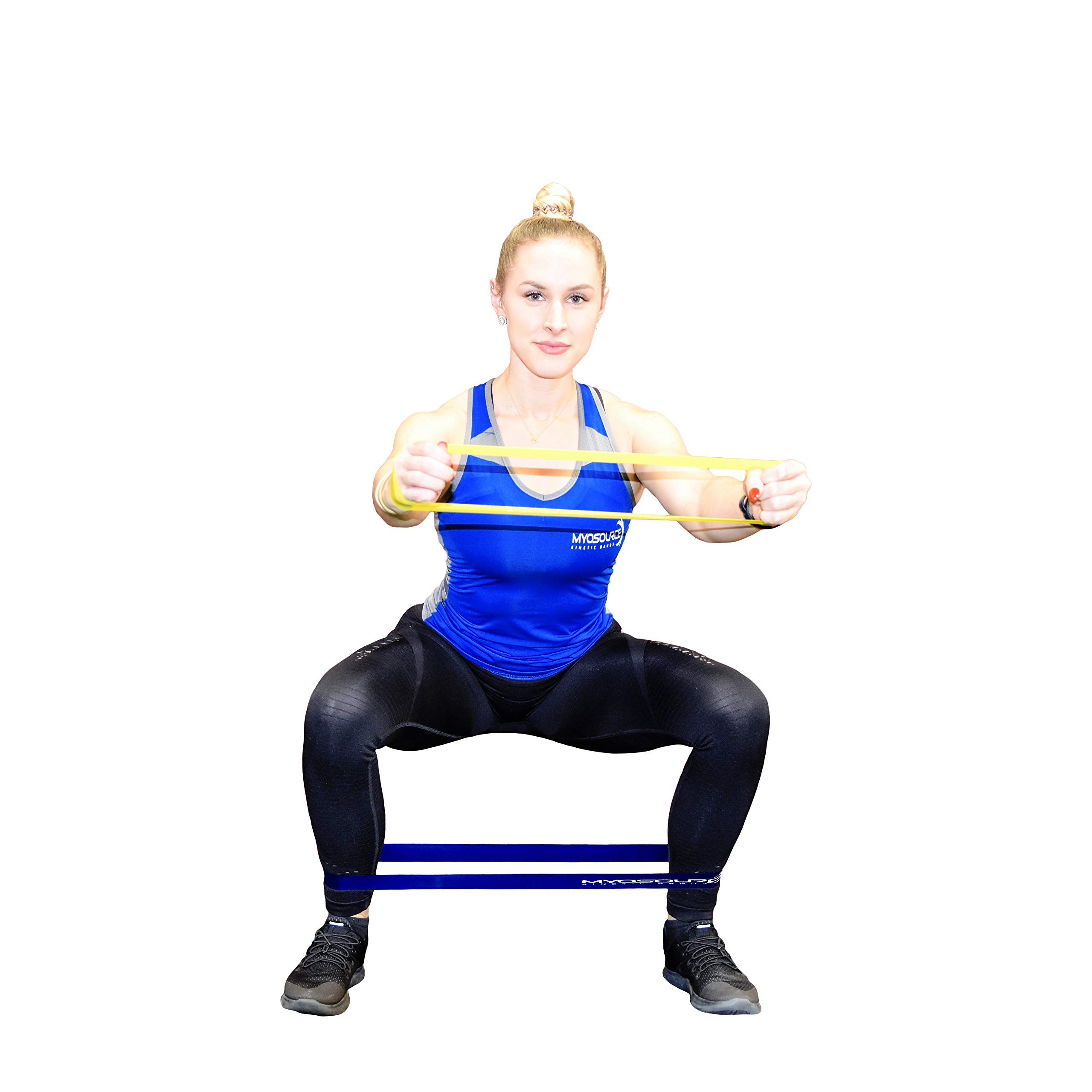 Total Body Home Workout Kit with Suspension Straps & 5 Resistance Bands - Perfect for Strength Training, Yoga & Full Body Exercises at Home, Gym or Travel
