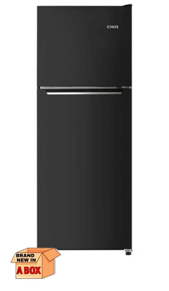 CHiQ CTM347NB2 348L Top Mount Refrigerator - Energy Efficient Black Fridge for Kitchen, Home, Office, or Dorm Use