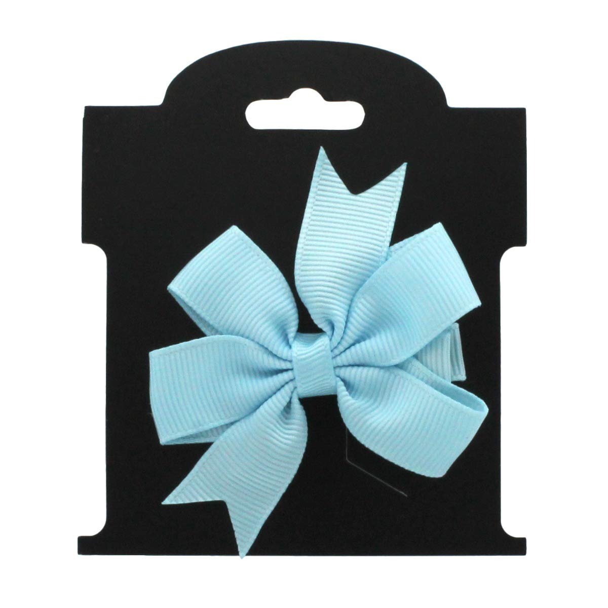 Black Coated Hair Bow Display Cards Small - Pack of 50 | Perfect for Retail Packaging, Boutique Accessories & Gift Wrapping Supplies