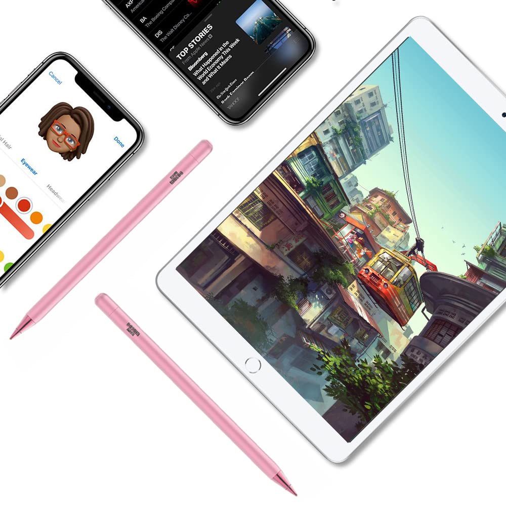 Premium Stylus Pen for iPad & iPhone - Pink, Active Pencil with Palm Rejection & Precision Tip for Drawing, Note-Taking & Digital Art - Perfect for Students, Artists & Professionals