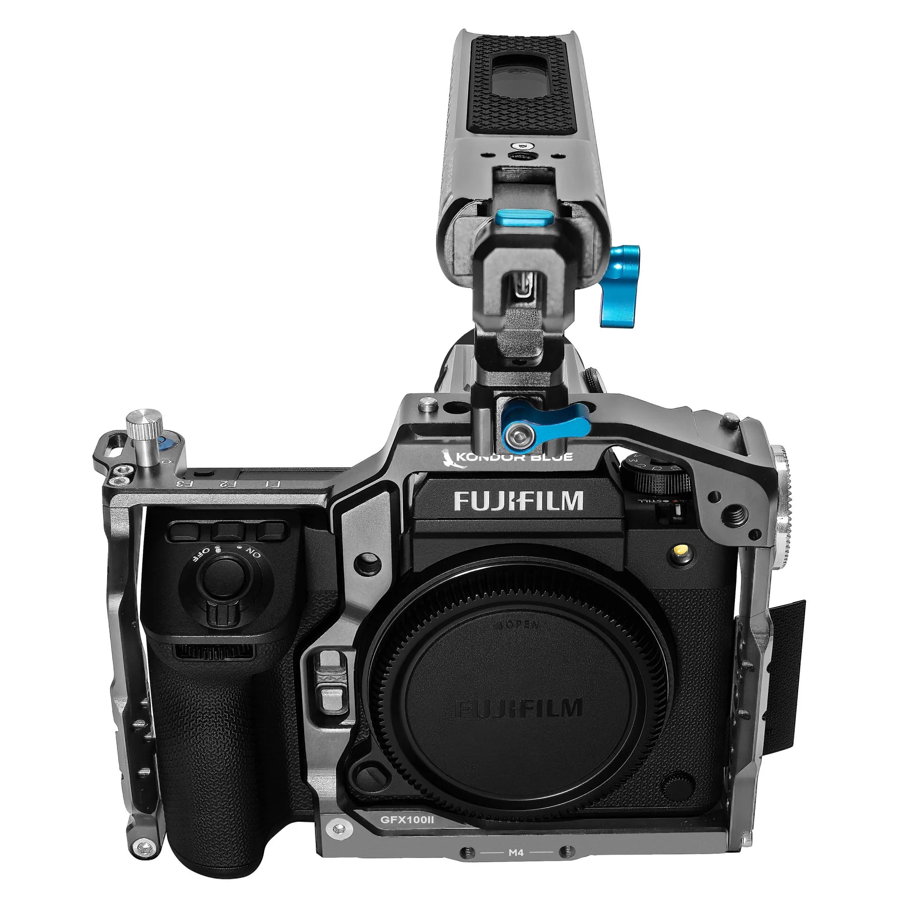 Kondor Blue Fujifilm GFX100 II Camera Cage - Durable Aluminum Alloy Protection for Professional Photography & Videography | Perfect for Studio, Travel & Outdoor Shoots