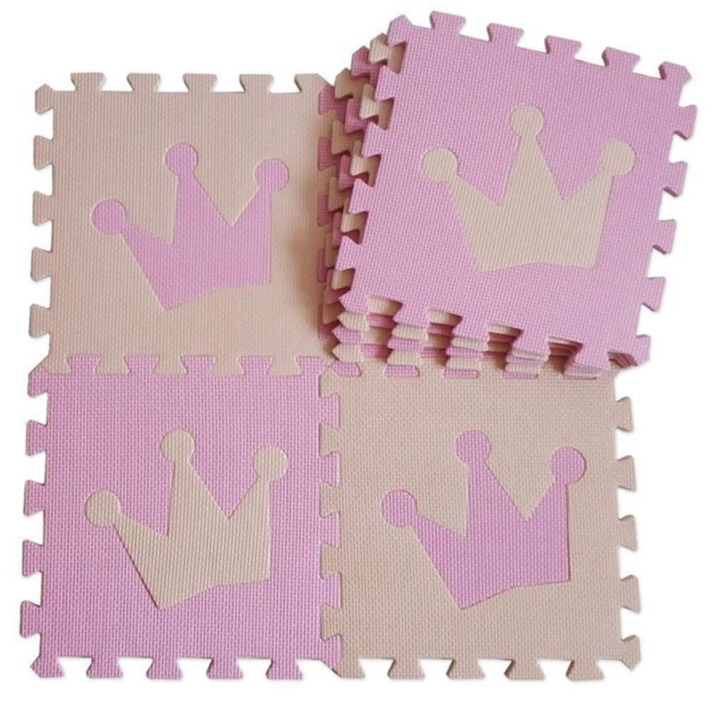 Baby EVA Foam Play Mat 10PCS - Non-Toxic Puzzle Tiles for Kids Room & Crawling