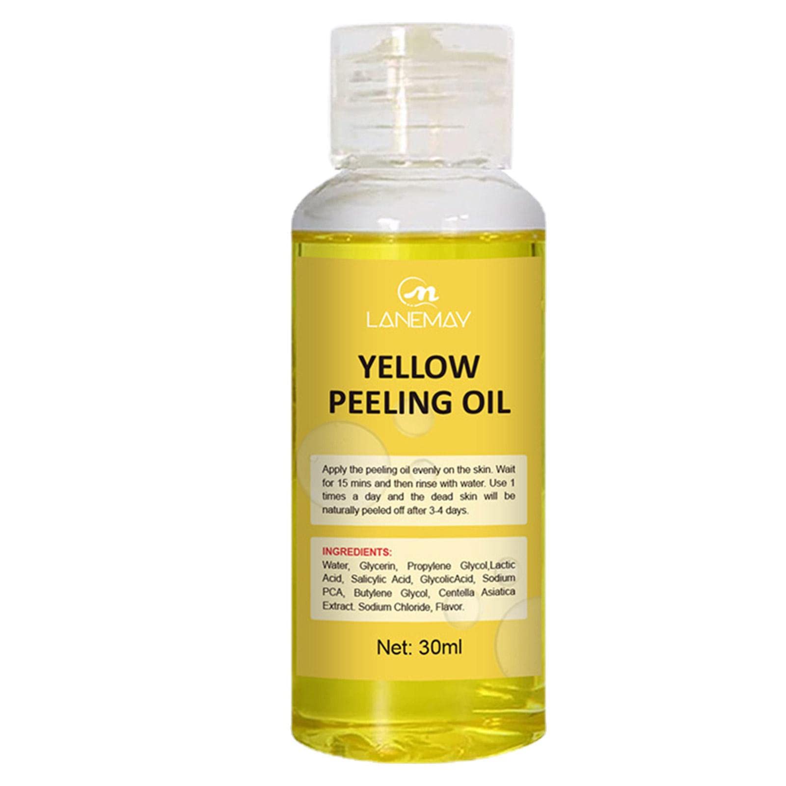 Extra Strength Body Whitening Peeling Oil - Natural Exfoliating Solution for Dark Spots & Skin Brightening (30ml) | Perfect for Dark Skin Care & Body Exfoliation at Home