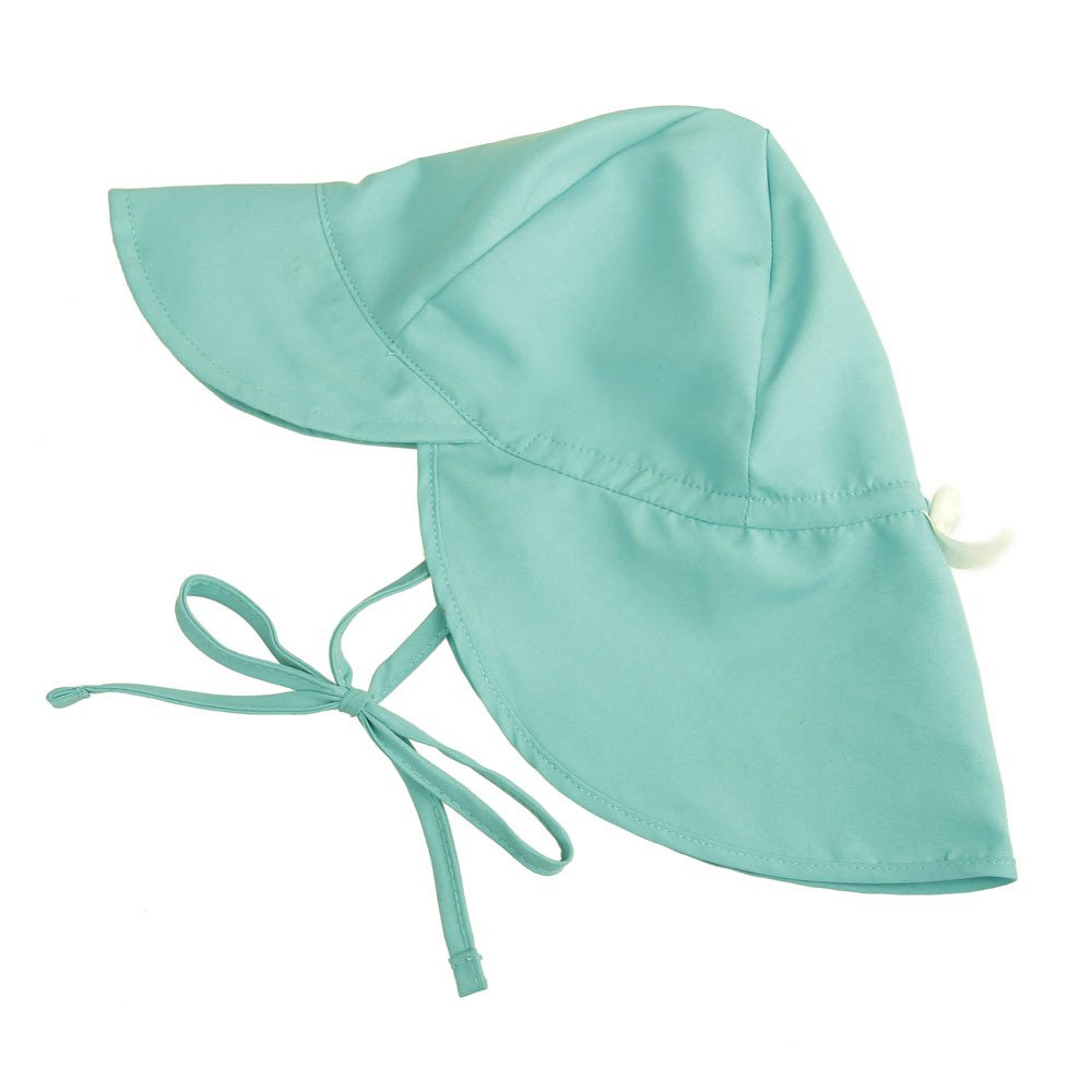 EVAbaby UPF 50+ Sun Protection Hat for Baby Boys & Girls - Adjustable Drawstring & Neck Flap - Summer Swim, Beach, Pool, Outdoor Activities UV Protection Cap