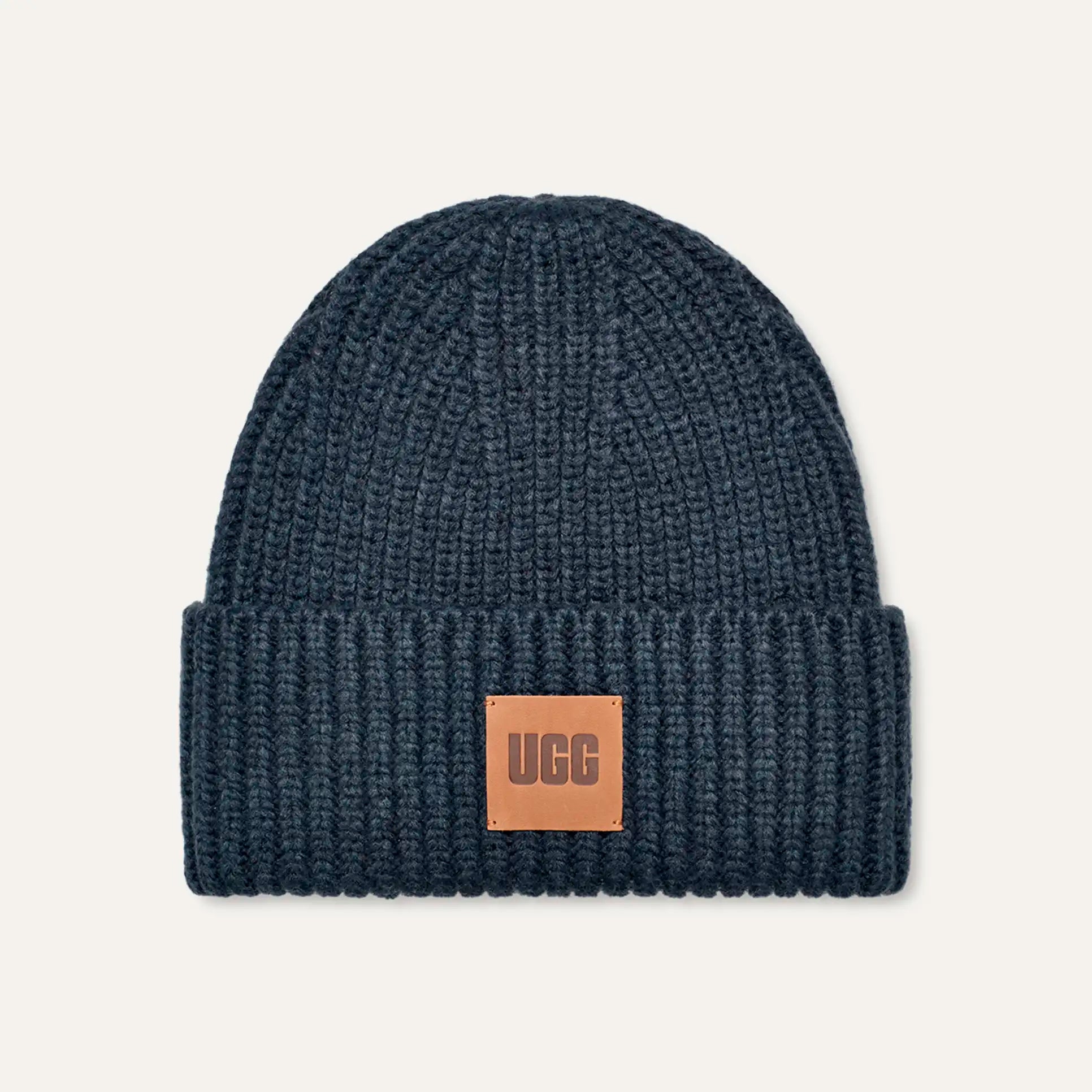 UGG Unisex Chunky Rib Beanie - Warm Winter Knit Hat for Men & Women - Perfect for Skiing, Snowboarding & Cold Weather Activities