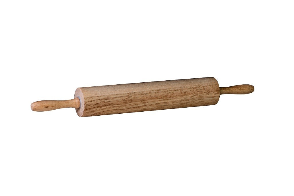 Avanti Classic Wooden Rolling Pin - 50cm Baking Tool for Pie Crust, Cookie Dough & Pastry Making | Perfect for Home Bakers & Professional Chefs