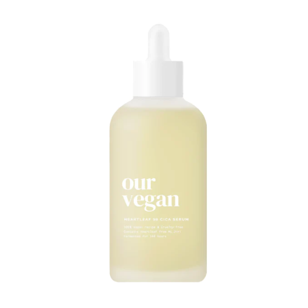 Manyo Factory Vegan Heartleaf 98 Cica Serum for Acne-Prone Skin - Korean Skincare for Sensitive Skin & Redness Relief - Perfect for Daily Calming Routine & Post-Treatment Care
