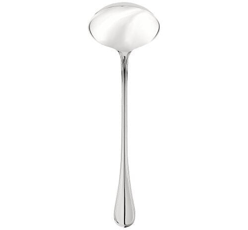 Christofle Albi Stainless Steel Soup Ladle - Premium Kitchen Utensil for Serving Soups, Stews & Sauces - Elegant Dining & Gourmet Cooking Essential