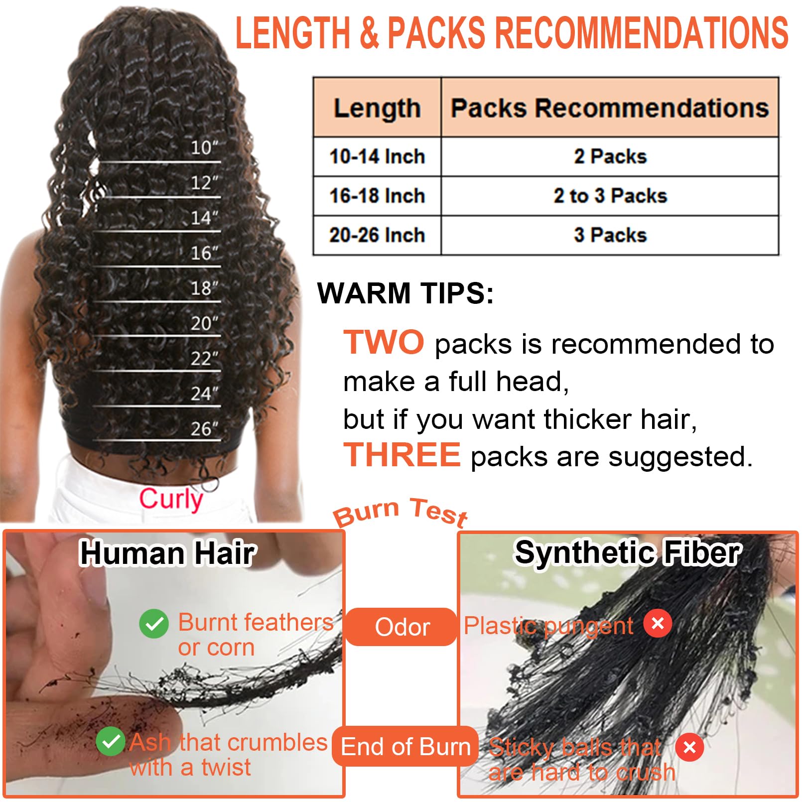 8Pcs 20Clips 120g Brazilian Virgin Remy Human Hair Extensions - Deep Curly Wavy Clip In Hair for Women, 16 Inches Natural Color | Perfect for Daily Styling, Parties & Special Occasions