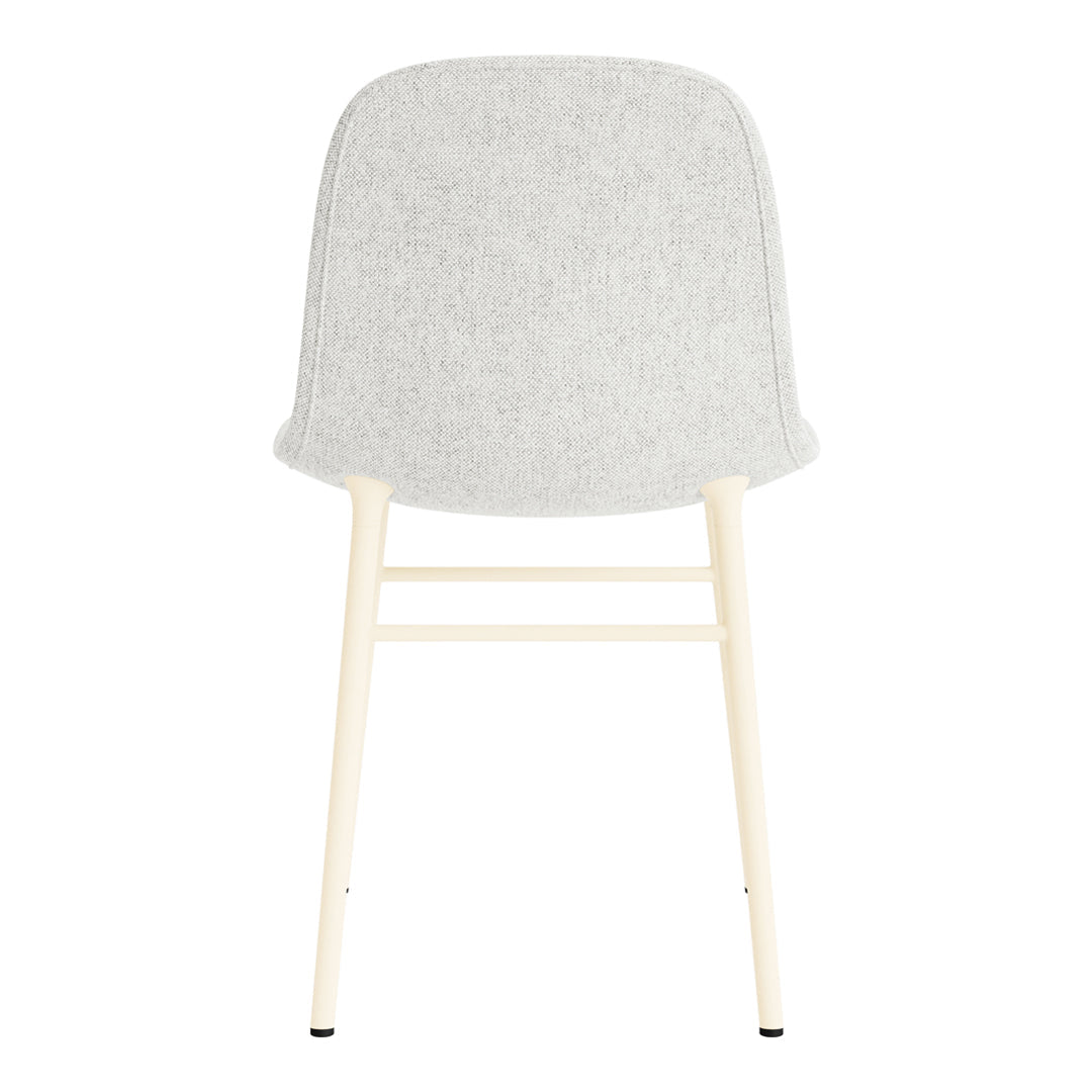 Modern Form Chair with Sturdy Metal Legs & Comfortable Upholstery - Perfect for Home Office, Living Room, or Dining Room Decor