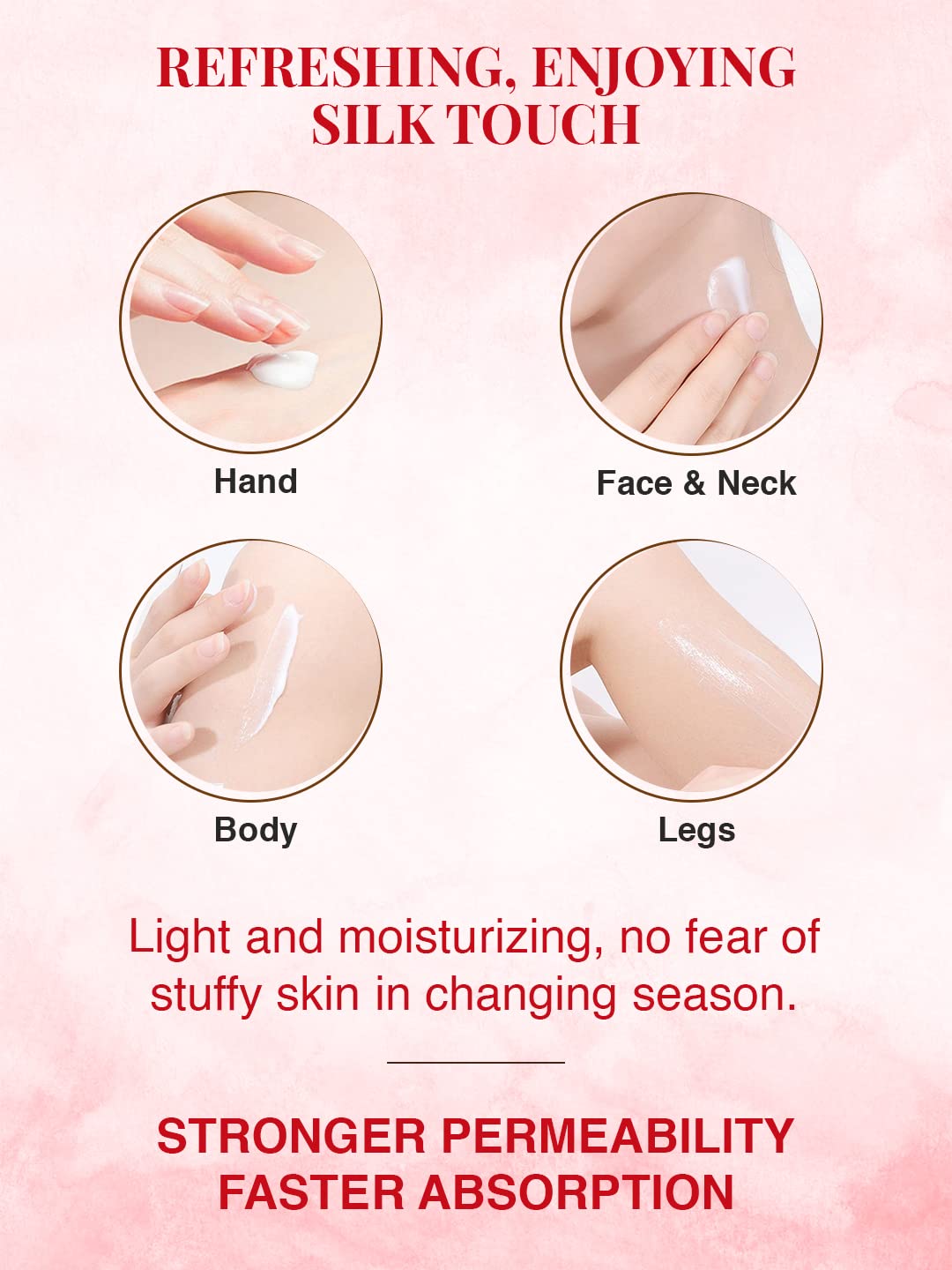 Spantra Rose Body Yogurt Cream - Hydrating & Non-Greasy Moisturizer with Rose Oil, Aloe Vera, Sunflower & Coconut Oil for Soft Skin | Sensitive Skin Friendly | 250g | Perfect for Daily Hydration, Post-Shower Care & Dry Skin Relief