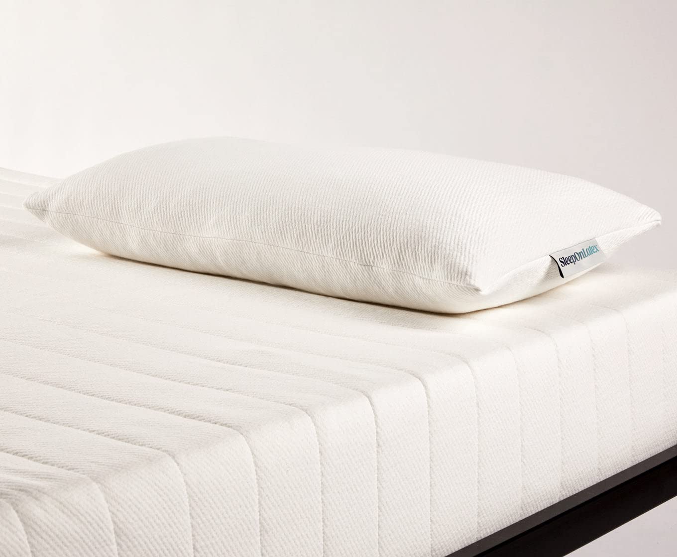 Natural Latex Shredded Foam Pillow - Standard Size for Neck Pain Relief & Better Sleep - Hypoallergenic & Breathable Bed Pillow for Side, Back & Stomach Sleepers