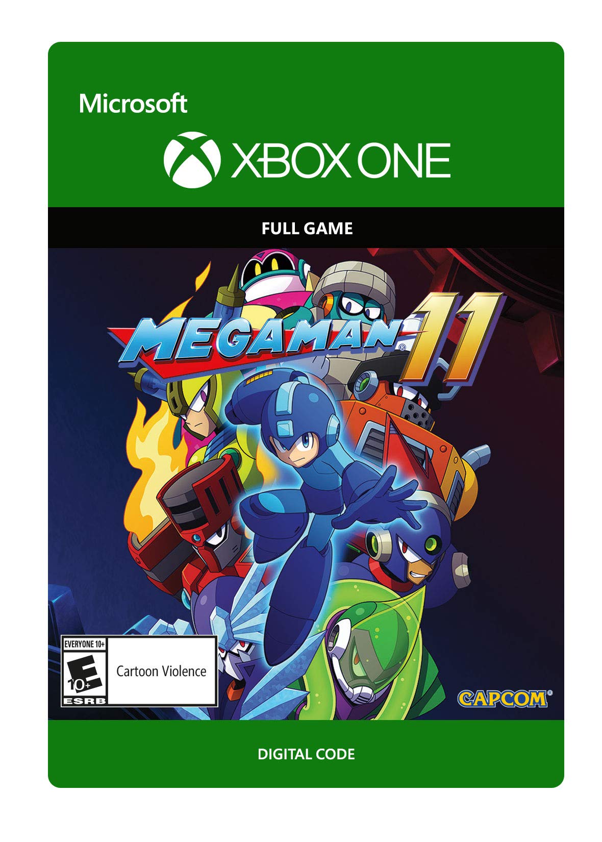 Mega Man 11 Game - Xbox One Digital Download Code | Action Platformer Adventure for Kids & Adults | Perfect for Gaming Nights & Gift Giving