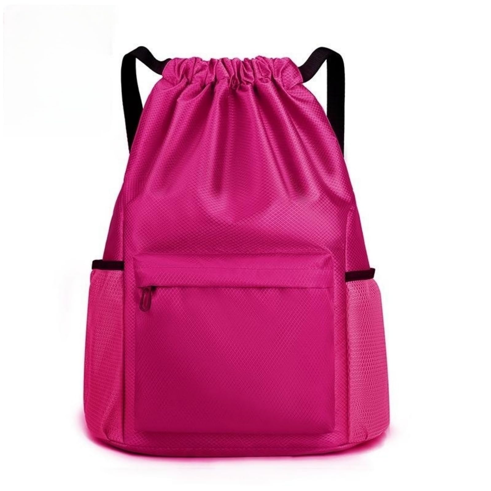 BLIRITEL Waterproof Drawstring Backpack - Lightweight Gym Sackpack for Sports, Fitness & Yoga - Casual Shopping Backpack for Men & Women (Rose) - Perfect for Gym, Travel & Outdoor Activities