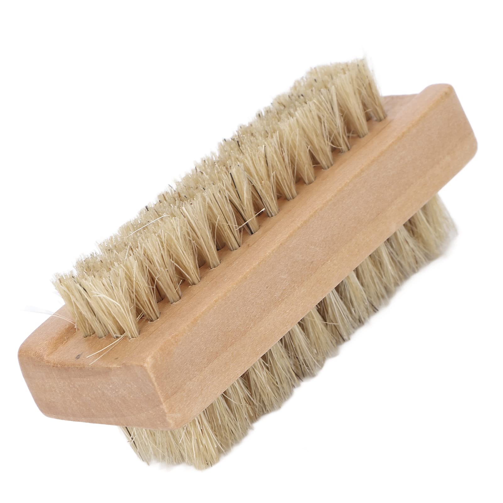 Double-Sided Wooden Nail Cleaner Brush for Manicure & Pedicure - Cuticle Scrubber, Fingernail & Toenail Cleaning Kit - Perfect for Home Spa, Salon Care & Travel Hygiene