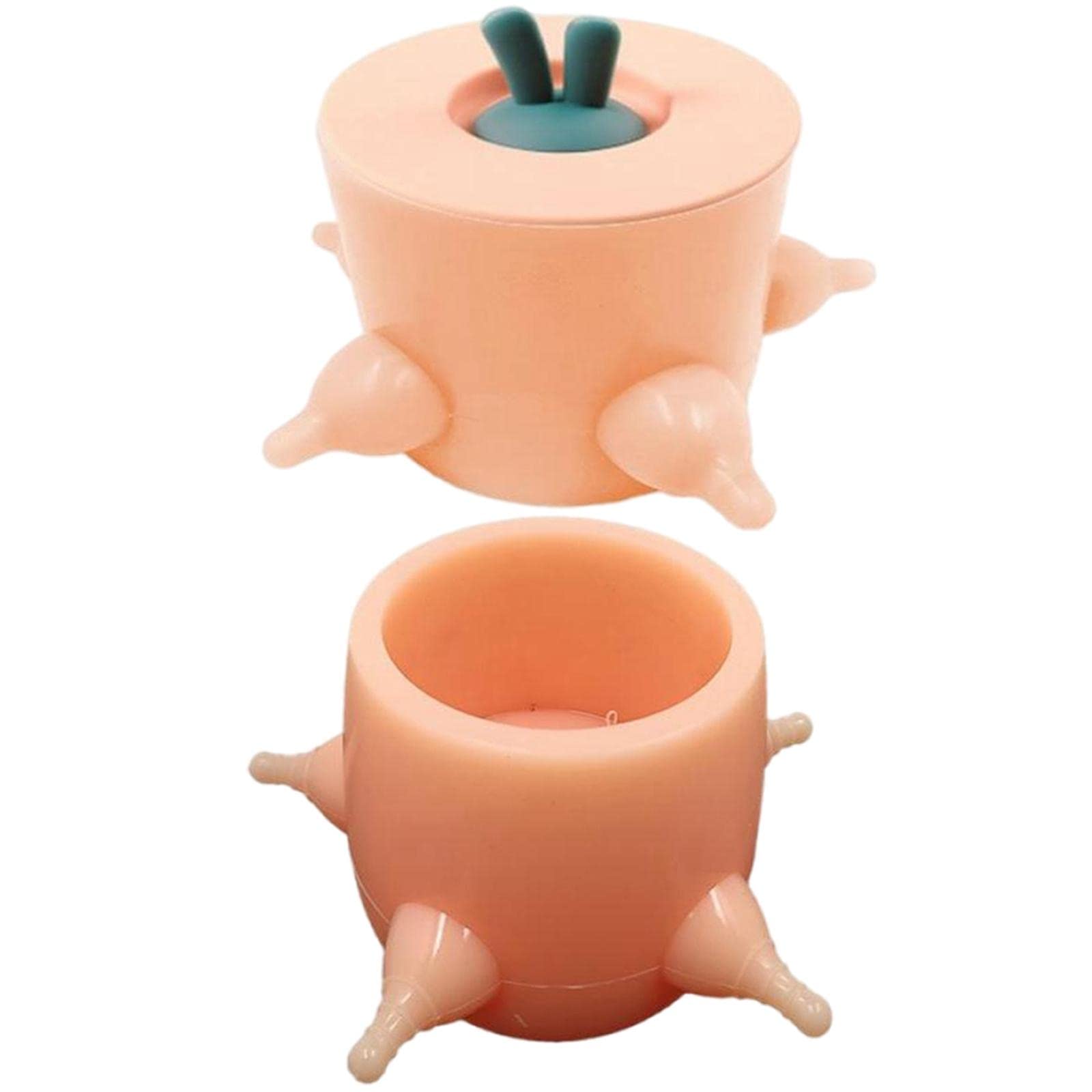Homyl Silicone Milk Feeder with 5 Nipples - Breastfeeding Bottle & Milk Bowl for Newborns & Infants - Perfect for Baby Feeding, Travel & On-the-Go Nursing