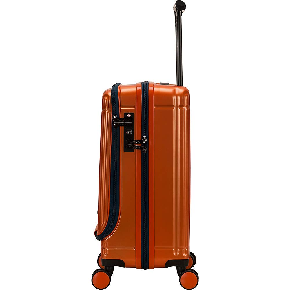 Rockland Tokyo 19-Inch Carry-On Hardside Spinner Luggage with Laptop Compartment - Navy Blue Suitcase for Business Travel & Weekend Getaways