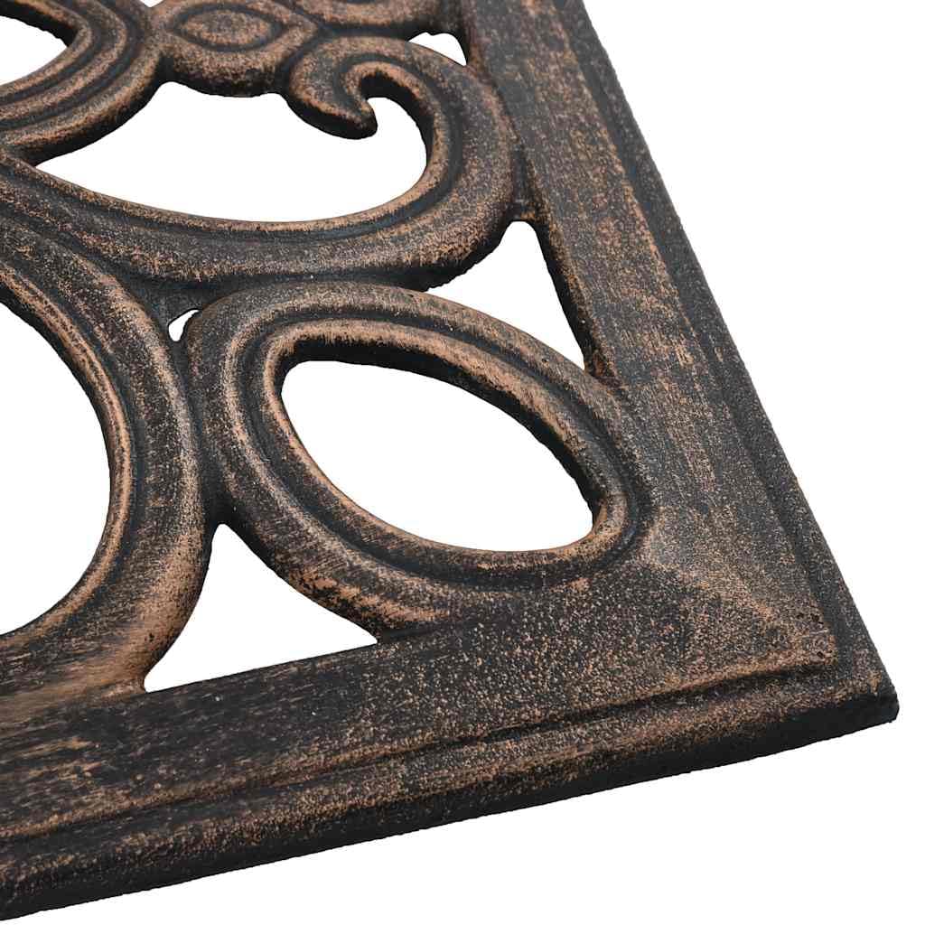 Heavy Duty 26.5 lbs Bronze Cast Iron Umbrella Base - 19.3 Inch Outdoor Patio Weight for Market Umbrellas | Perfect for Poolside, Garden, Deck, and Backyard Use