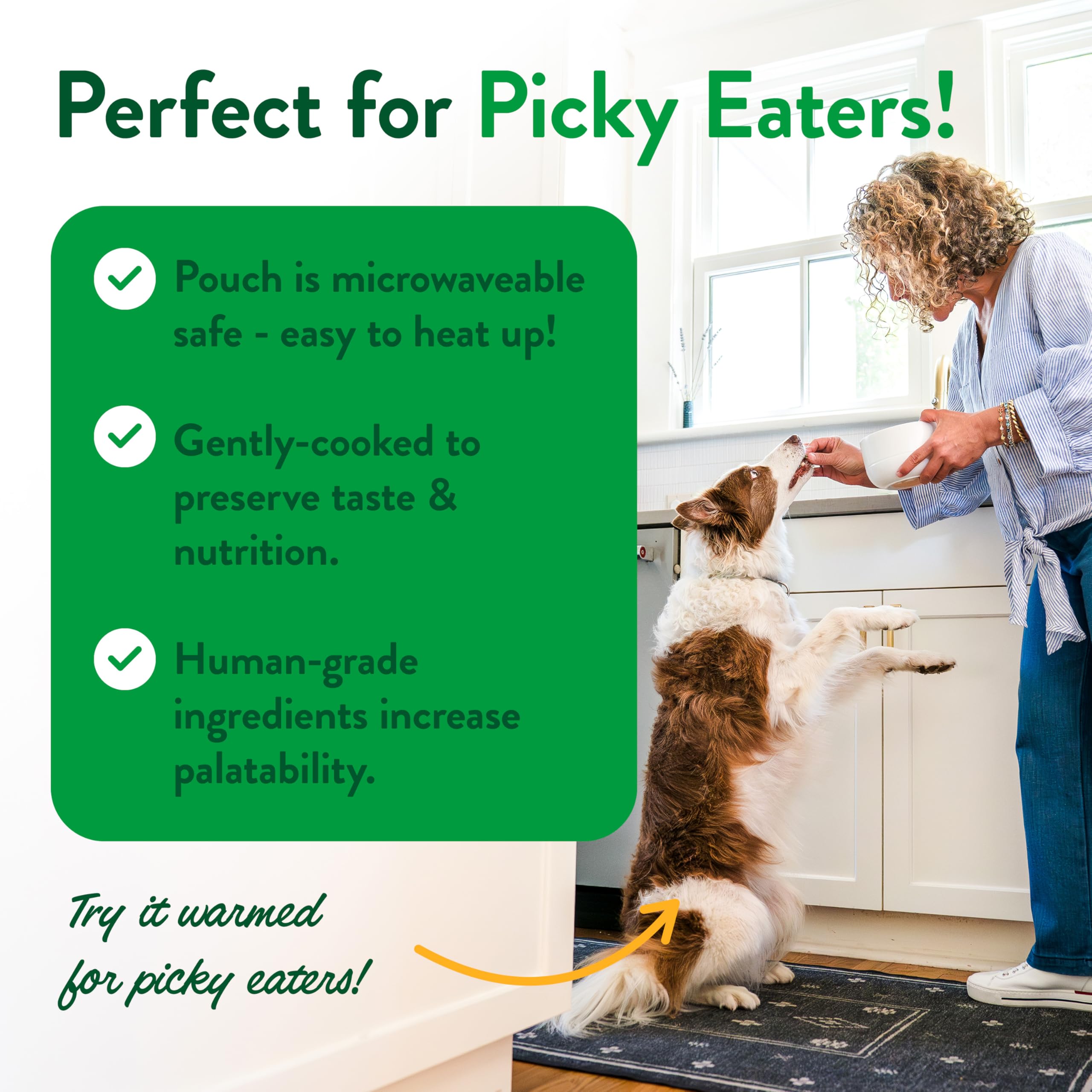 Premium Human-Grade Grain-Free Wet Dog Food Pouches - Grandma Ada’s Turkey & Yams Recipe - USA Made Fresh Dog Food Toppers, Mixers & Complete Meals - 5-Pack for Healthy Skin & Coat - Perfect for Picky Eaters & Senior Dogs